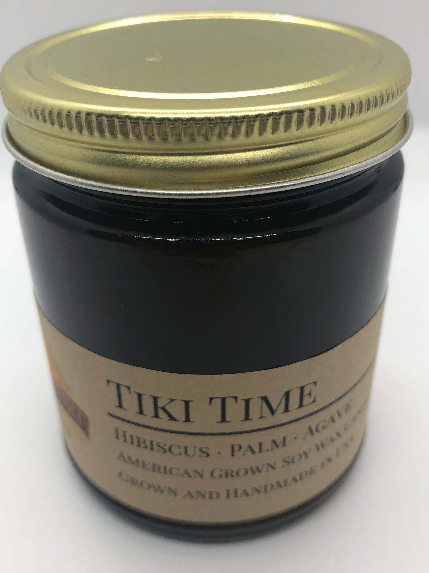 Tiki Time Soy Candle | 9 oz Amber Apothecary Jar