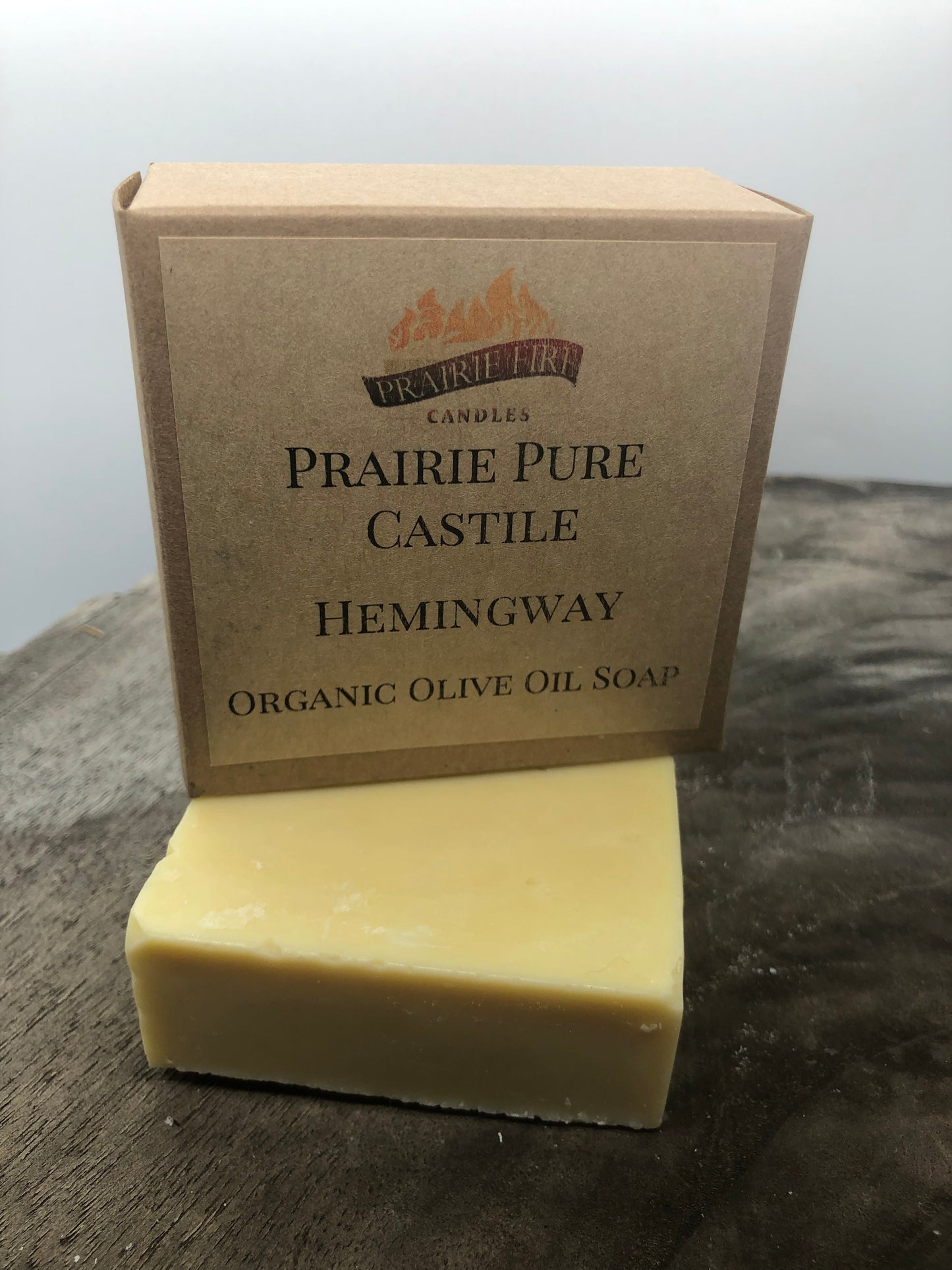 Hemingway Real Castile Organic Olive Oil Soap for Sensitive Skin - Dye Free - 100% Certified Organic Extra Virgin Olive Oil