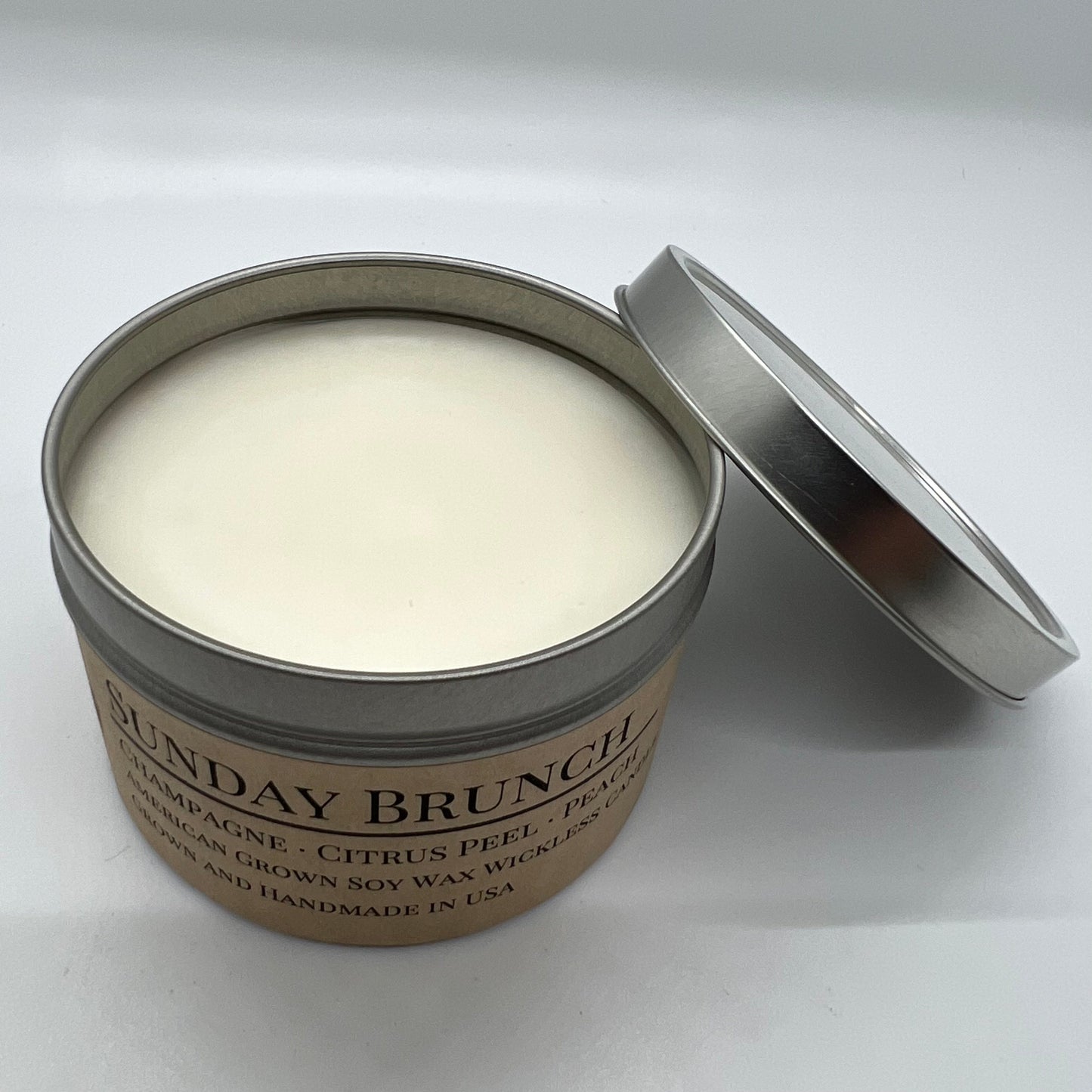 Sunday Brunch Soy Wickless Candle Melt | 8 oz Travel Tin